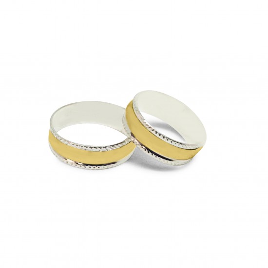 Argollas de Matrimonio Plata con Oro - AnillosVinaDelMar.com Argollas de Matrimonio Plata con Oro | AnillosVinaDelMar.com