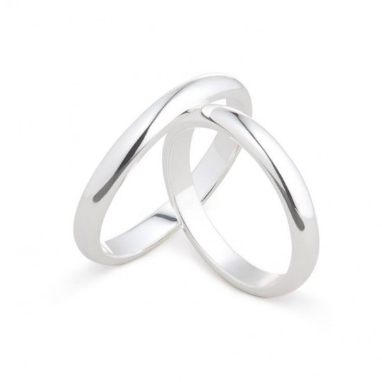 Argollas de Matrimonio Plata con Oro - AnillosVinaDelMar.com Argollas de Matrimonio Plata con Oro | AnillosVinaDelMar.com