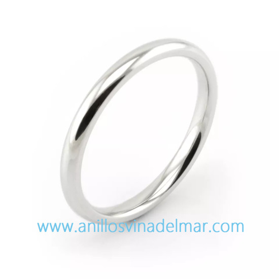 Argollas de Matrimonio Plata con Oro | AnillosVinaDelMar.com